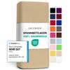 Jacobson Jersey Fitted Sheet (Beige, 180x200-200x200 cm) view 1