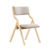 SoBuy Folding Wooden Chair, Upholstered, Fully Assembled, 49 x 80 x 54 cm view 1