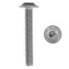M6 x 30 ISO 7380 Stainless Steel A2 Flanged Button-Head Screws with Hex Socket, 50-Pack view 1