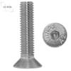 M5 x 70 DIN 7991 Countersunk Screw with Hex Socket, A2 Stainless Steel, Full Thread (1 pc) view 3