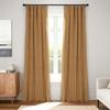 HPD Signature Velvet Blackout Curtain, 50 x 96 in, Amber Gold, 1 Panel view 1