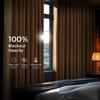 HPD Signature Velvet Blackout Curtain, 50 x 96 in, Amber Gold, 1 Panel view 4