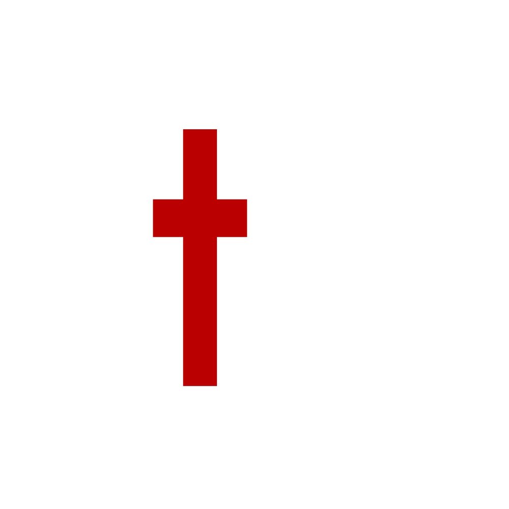 Red Letter Sticker “t,” 2 cm, Weatherproof