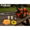 Fitbest Spark Plug, Air Filter, Fuel Filters and Fuel Line for Husqvarna 51/55 Chainsaws view 2