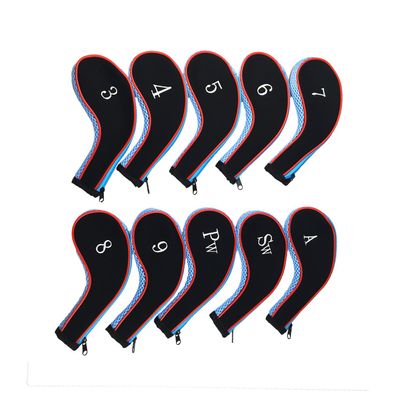 Txian Neoprene Golf Club Headcovers, 10-Piece Set