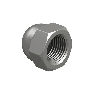 DIN 1587 M3 x 0.5 Plain Steel Cap Nuts, 100 pcs