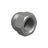 DIN 1587 M3 x 0.5 Plain Steel Cap Nuts, 100 pcs view 1