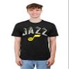 Ultra Game Men's Arched Short-Sleeve T-Shirt, Curved Plexi, Black, Small view 3