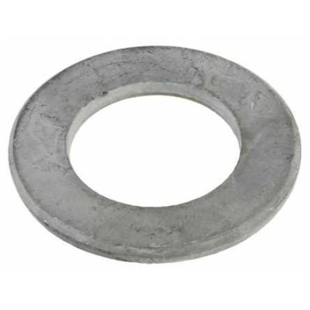 ISO 7090 Size 12 Washers (13 x 24 x 2.5 mm), 300 HV, Form B Flat with Chamfer, Hot-Dip Galvanized Steel, 50-Pack