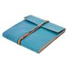 Turquoise Leather Photo Album, 30 Pages, for 120 Photos, 15.2 x 10.2 cm or 152.7 x 12.7 cm, Fair Trade, Handmade, for Scrapbooking and Crafts, 26 x 24 cm view 4