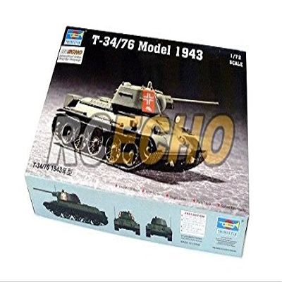 RCECHO Trumpeter T-34/76 Model 1943 1/72 Scale Model Kit 07208