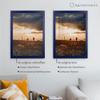 Morena MDF Picture Frame 37 x 95 cm, Dark Blue Distressed Finish, Acrylic Glass view 3
