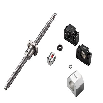 TEN-HIGH SFU1610 950 mm Ball Screw with Single Ball Nut, BK/BF Set, Coupling & Nut Cover
