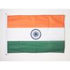 AZ FLAG India Boat Flag 90 x 60 cm, Mesh Polyester, Plastic Rings view 1