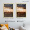 Morena MDF Frame for 50 x 86 cm Picture, Antique Gold, with Acrylic Glass view 3