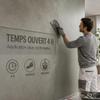 WALL MICROCEMENT KIT - NUANCES MINERALES Lilac Mauve - 10 m - Satin view 4