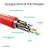 Kabelbude.eu Cat 6A S/FTP PIMF Ethernet LAN Cable, GHMT, Halogen-Free, RJ45, Red, 7.5 m view 4