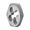 Dormer F202M7 Series F202 HSS Hexagonal Die, Bright Finish, M7 x 1.00 x 9 mm view 1