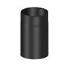 Jeremias Stove Pipe Length Section, 250 mm, Cuttable, Black, 120 mm view 1