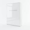 Concept PRO Vertical Wall Bed, 140 x 200 cm, White/High-Gloss White view 1