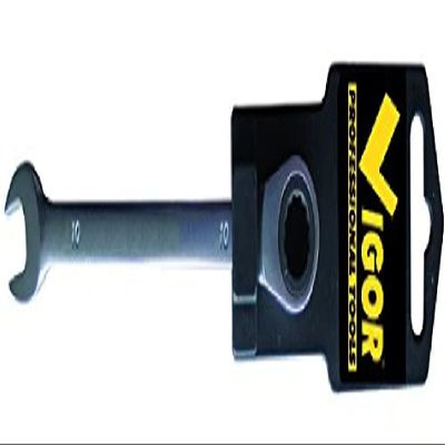 VIGOR Combination Wrench with Cr-V Ratchet