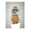 Kartenkaufrausch 4 Cool DIN A5 Elementary School Notebooks with Clever Owl, Blue Contrast Ruling 1 view 1
