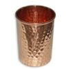 Traditional Indian Hammered Ayurveda Copper Glass Tumbler Health Benefits Utensil (SALE FR - 8 pcs) view 2