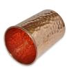 Traditional Indian Hammered Ayurveda Copper Glass Tumbler Health Benefits Utensil (SALE FR - 8 pcs) view 4