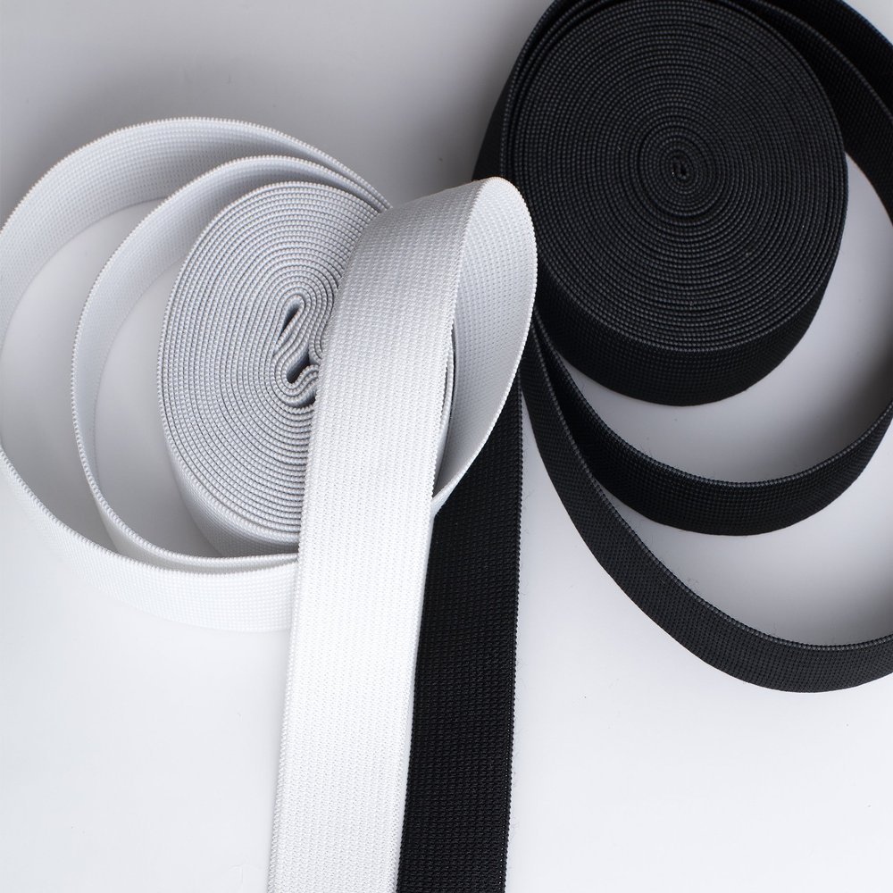 2 Meter Elastic Band 30 mm Wide in Black