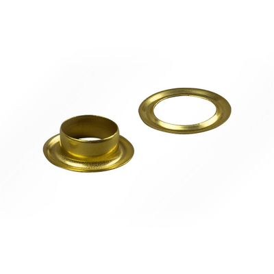 LYSEL 12 mm Brass Round Eyelets for Tarpaulins