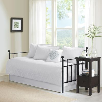 Madison Park Quebec Casual Daybed Set, 75 x 39 in, White