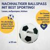 BEST SPORTING SUPERSTAR Classic Soccer Ball | Size 5 | White | Durable Training Ball view 4