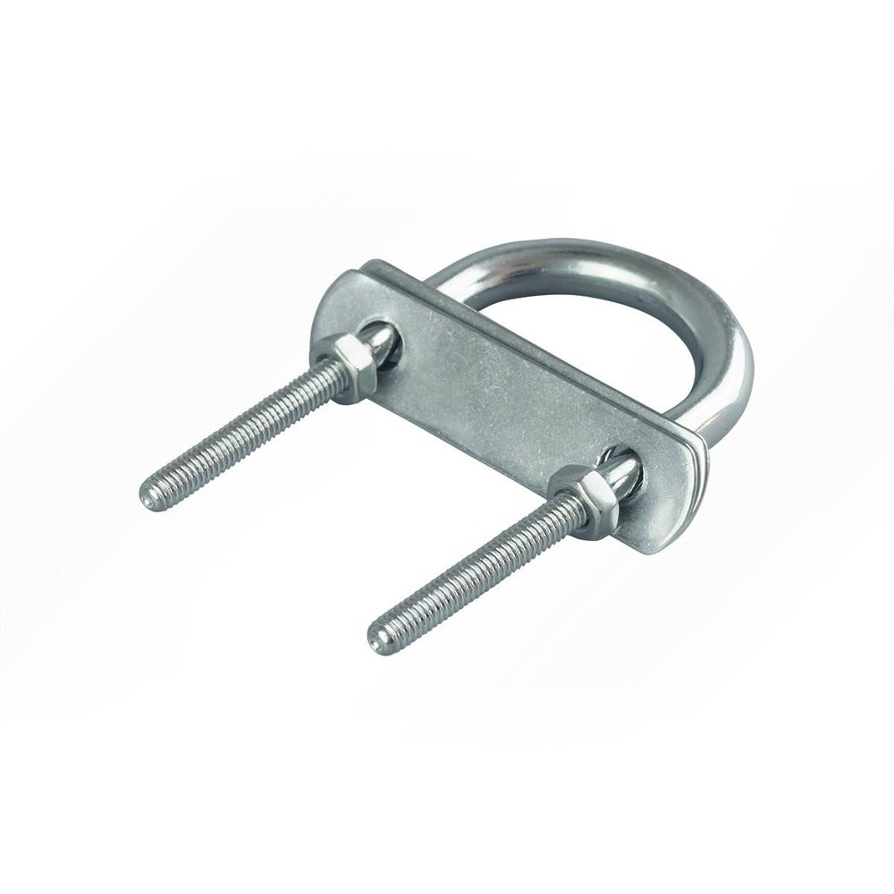 LYSEL Eye Bracket, Round Steel U-Bolt, U-Clamp M5 x 78 mm