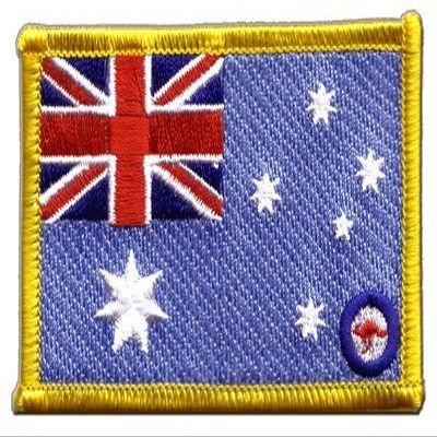 Flaggenfritze Royal Australian Air Force Patch, 5.5 x 8.5 cm