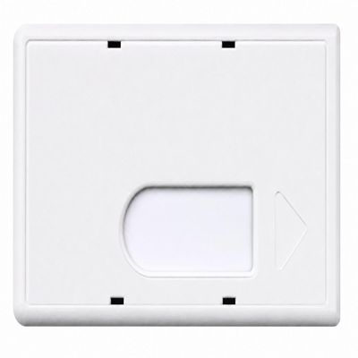 Waizmann.IDeaS 5-Pack White Polycarbonate Card Holders with Thumb Slot