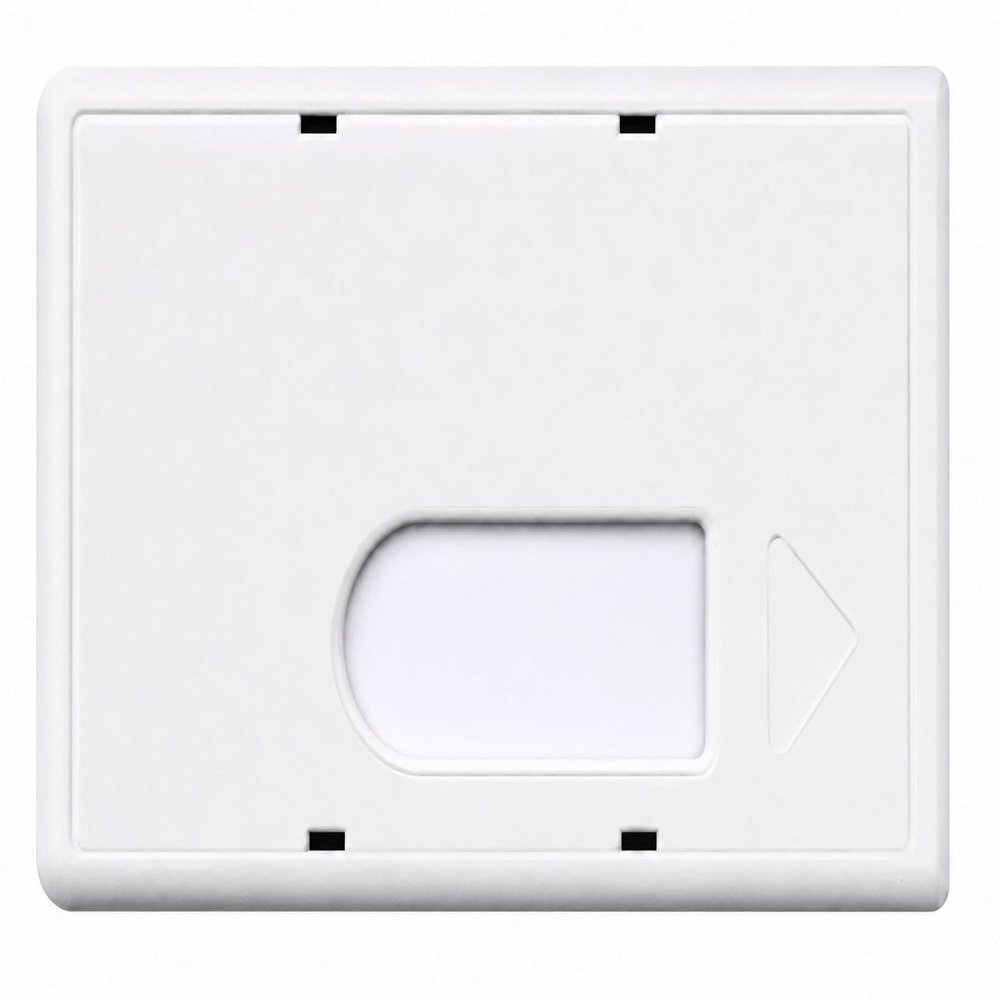 Waizmann.IDeaS 5-Pack White Polycarbonate Card Holders with Thumb Slot