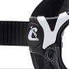Cressi Skylight Swimming Goggles, Silver, Black/White-Black Frame view 3