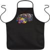 Savvy Labrador Neon Art Print Apron view 1