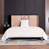 THXSILK 2-Piece Silk Bedding Set, 135 x 200 cm Duvet Cover and 80 x 80 cm Pillowcase, White view 3