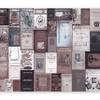 murando Vintage Retro Book Photo Wallpaper, 300 x 210 cm, Bedroom view 1