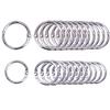 Outus 100 Book Binding Rings, 2.5 cm and 1.9 cm, Silver view 1