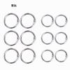 Outus 100 Book Binding Rings, 2.5 cm and 1.9 cm, Silver view 3