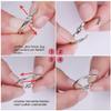 Outus 100 Book Binding Rings, 2.5 cm and 1.9 cm, Silver view 4