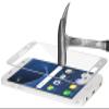 STILGUT Curved Tempered Glass Screen Protector for Samsung Galaxy S7, Silver Edge view 3