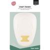 Vaessen Creative 21439-024 Large Tag Shape Punch, Purple view 4