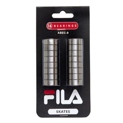 Fila 7 Set 16-Pack Bearings, Silver, ABEC 9