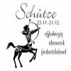 Wandtattooladen Wall Decal – Zodiac Sign Sagittarius – 110 x 83 cm, Dark Gray view 1