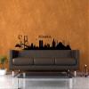 Wandtattooladen Wall Decal – Istanbul Skyline, 250 x 47 cm, Green view 2