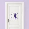 ilka parey Wandtattoo-Welt Horse Door/Furniture Sticker with Custom Name, M2027, Light Blue, M (45 × 45 cm) view 2