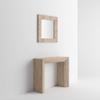 Mobili Fiver Giuditta 65 Wall Mirror, Natural Oak view 2